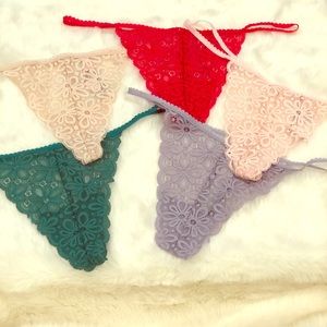 Victorias secret lace Vstrings size Medium